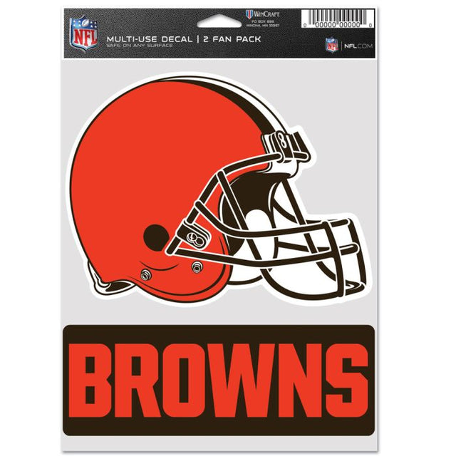 Paquete multiusos para dos fanáticos de los Cleveland Browns