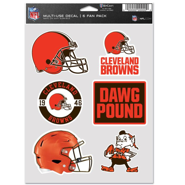 Cleveland Browns Multi Use 6 Fan Pack