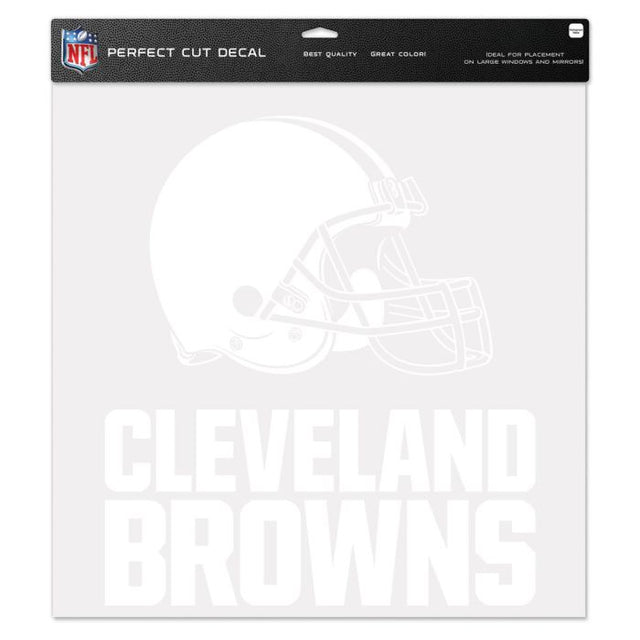 Calcomanía de corte perfecto de los Cleveland Browns de 17" x 17"