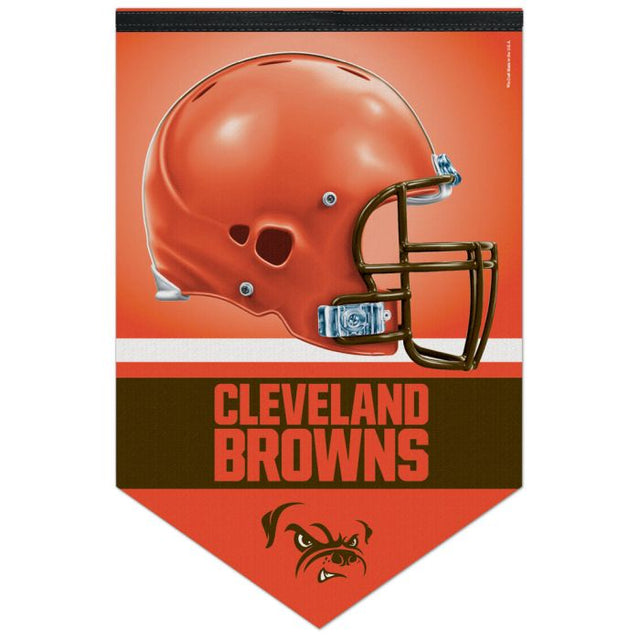 Bandera de fieltro premium de los Cleveland Browns de 17" x 26"