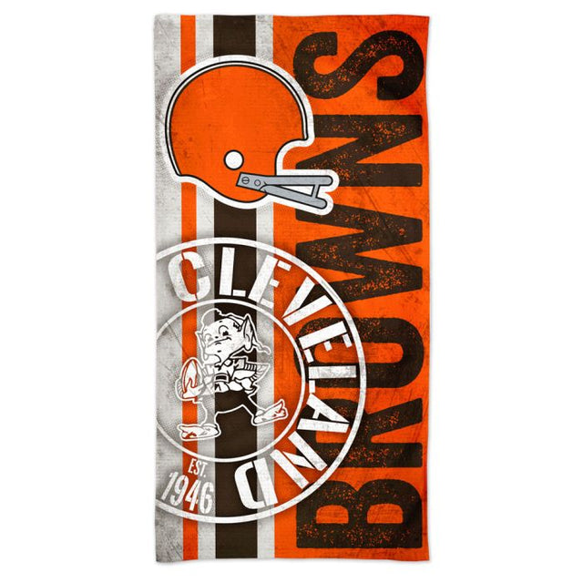 Cleveland Browns RETRO Spectra Beach Towel 30" x 60"