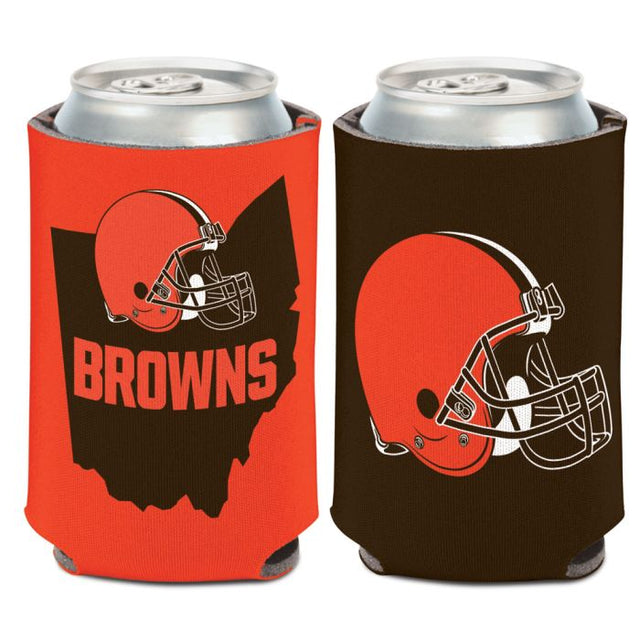 Cleveland Browns STATE SHAPE Can Cooler 12 oz.