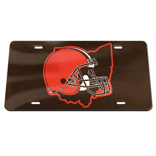 Cleveland Browns STATE Specialty Acrylic License Plate