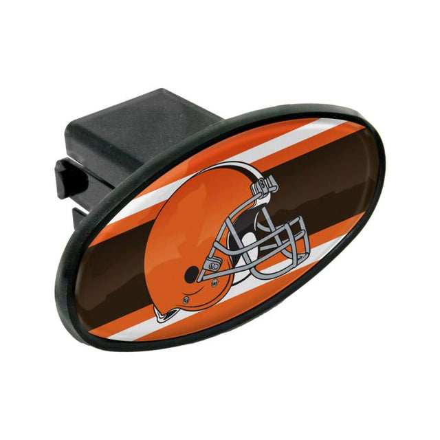 Cleveland Browns STRIPES Oval 2" Hitch Receiver