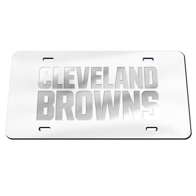 Placa de matrícula acrílica especial de los Cleveland Browns