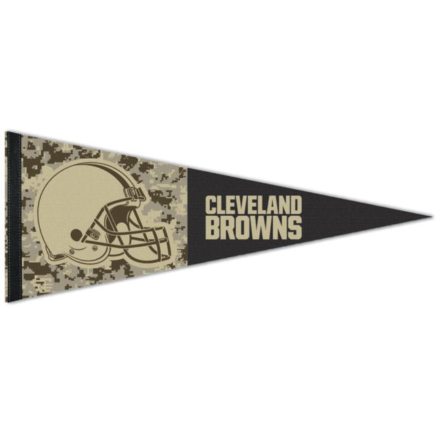 Banderín premium estándar de los Cleveland Browns de 12" x 30"