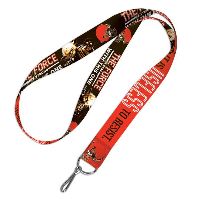 Cleveland Browns / Star Wars Yoda &amp; Vader Lanyard 1"