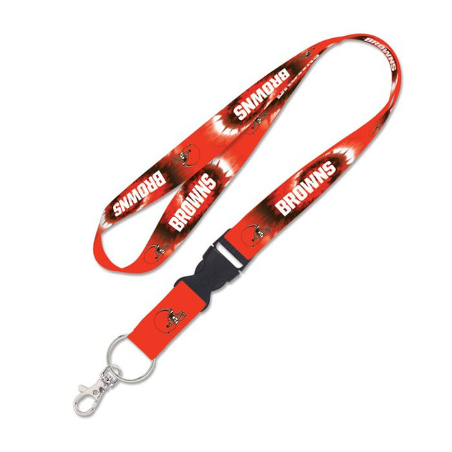 Cleveland Browns Tie Dye Lanyard w/detachable buckle 1"