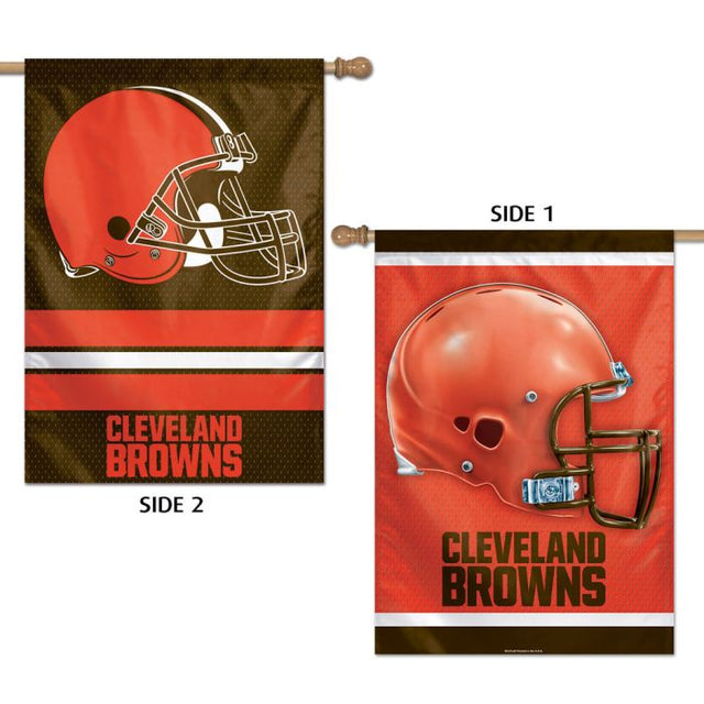 Cleveland Browns Vertical Flag 2 Sided 28" x 40"