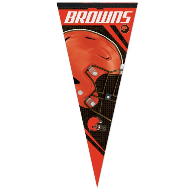 Cleveland Browns Vertical Stripes Premium Pennant 17" x 40"