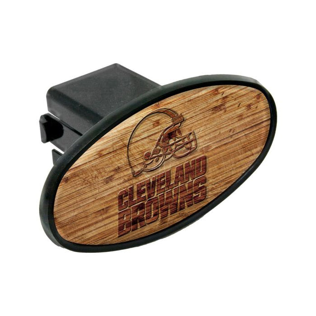 Cleveland Browns WOOD Oval 2" Hitch Receiver