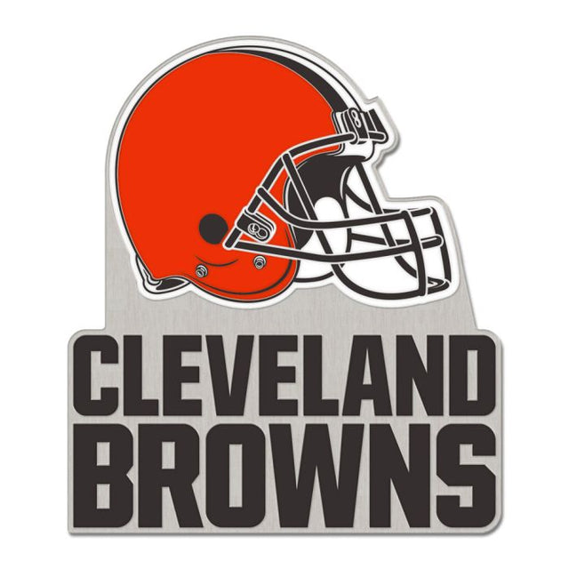 Tarjeta de joyería con pin esmaltado de colección con el logo de los Cleveland Browns