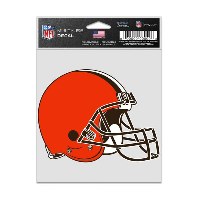 Calcomanías para fanáticos con el logotipo de los Cleveland Browns de 3,75" x 5"