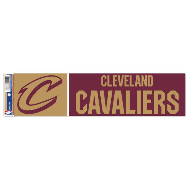 Tira de parachoques de los Cleveland Cavaliers de 3" x 12"