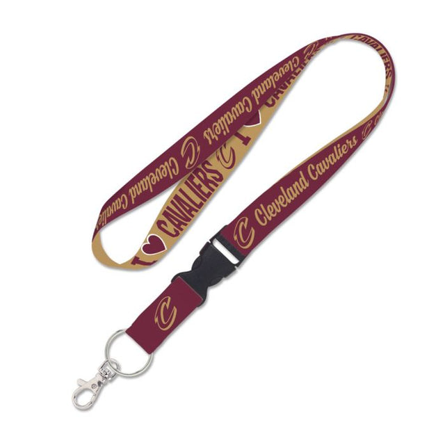 Cordón con hebilla desmontable HEART de los Cleveland Cavaliers de 1"