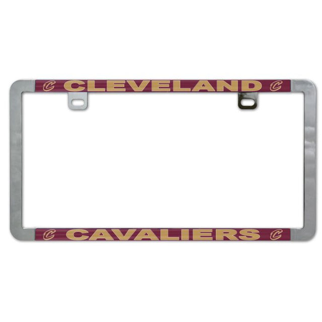 Cleveland Cavaliers Metal Lic. Plate Frame Slim