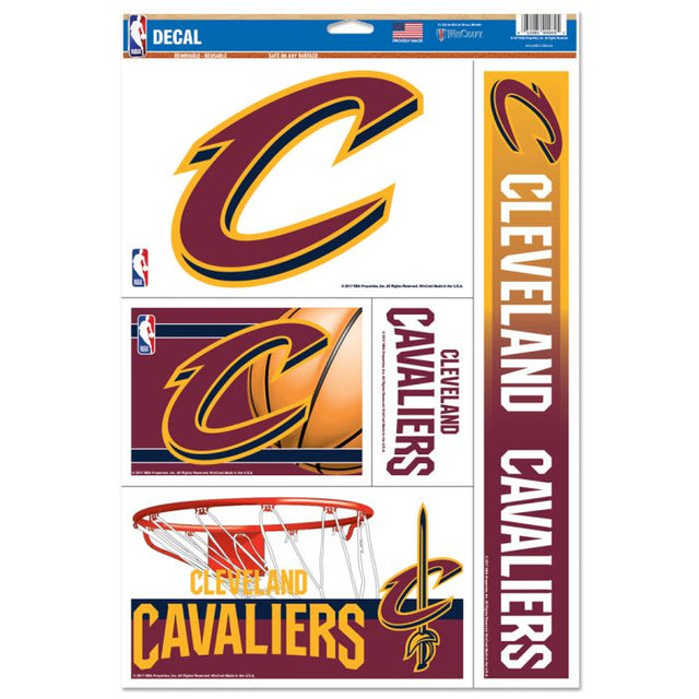 Calcomanía multiusos de los Cleveland Cavaliers, 11" x 17"