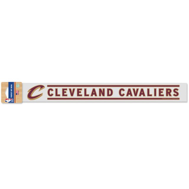 Calcomanías de corte perfecto de los Cleveland Cavaliers, 2" x 17"