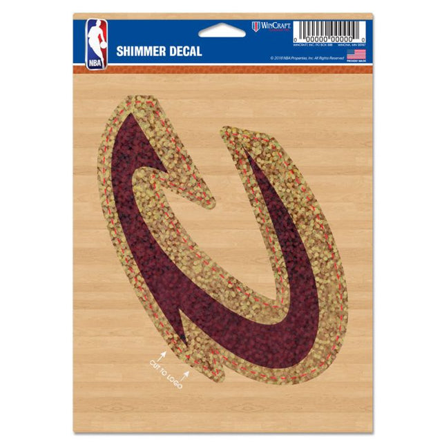 Calcomanías brillantes de los Cleveland Cavaliers de 5" x 7"