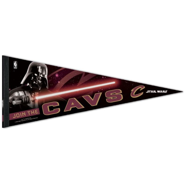 Banderín premium de Star Wars de los Cleveland Cavaliers, 12" x 30"