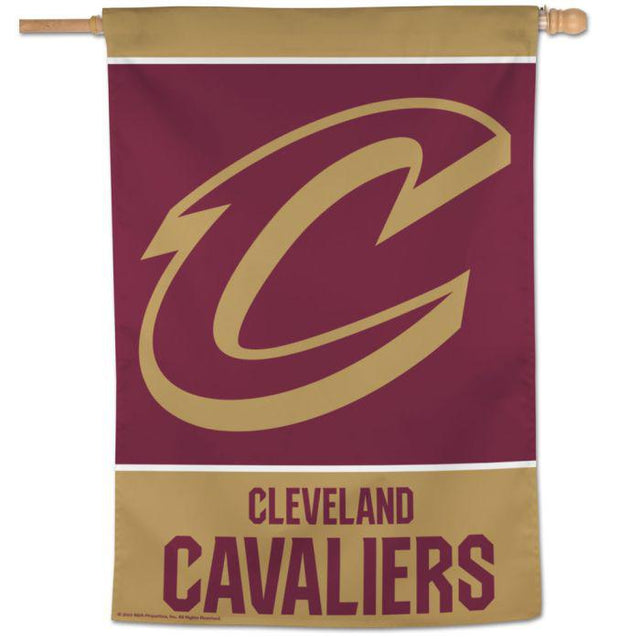 Bandera vertical de los Cleveland Cavaliers de 28" x 40"