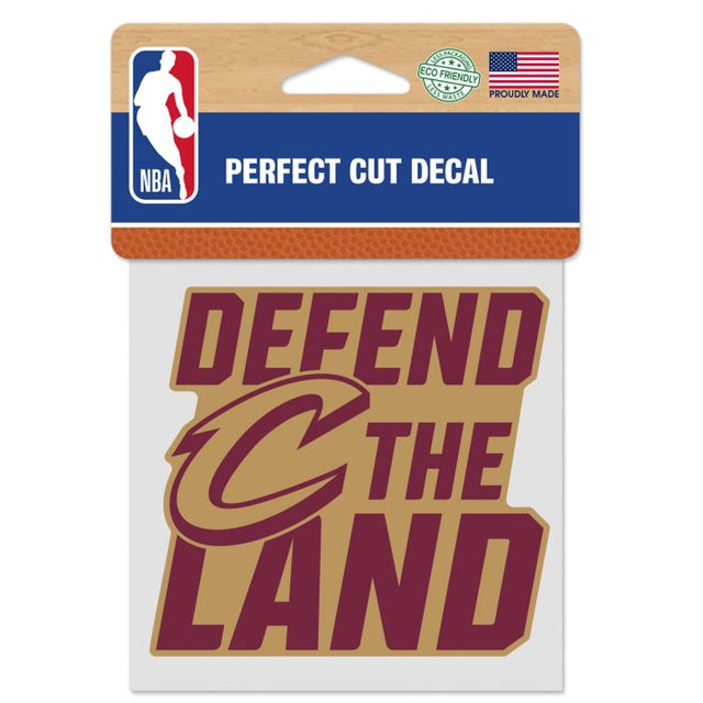 Cleveland Cavaliers slogan Perfect Cut Color Decal 4" x 4"
