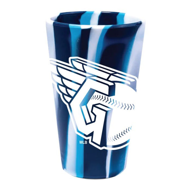 Vaso de pinta de silicona de 16 oz de los Cleveland Guardians