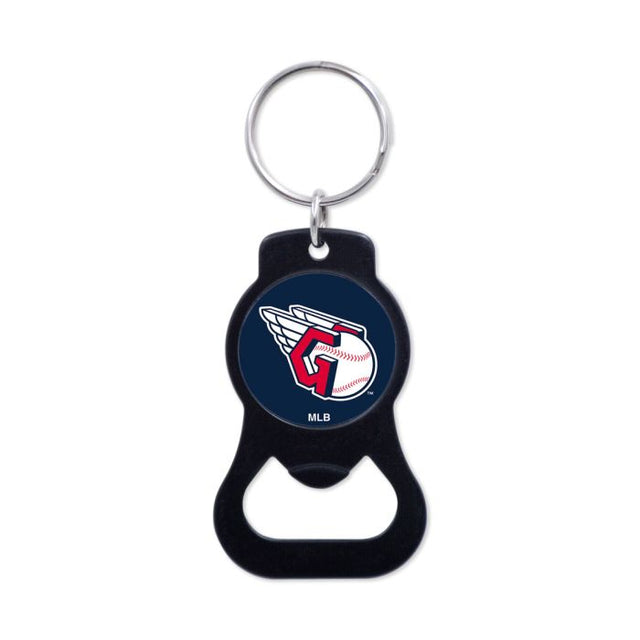 Cleveland Guardians Black Bottle Opener Key Ring