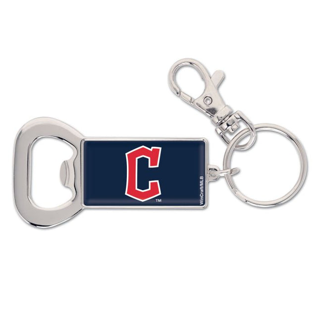 Cleveland Guardians Bottle Opener Key Ring Rectangle