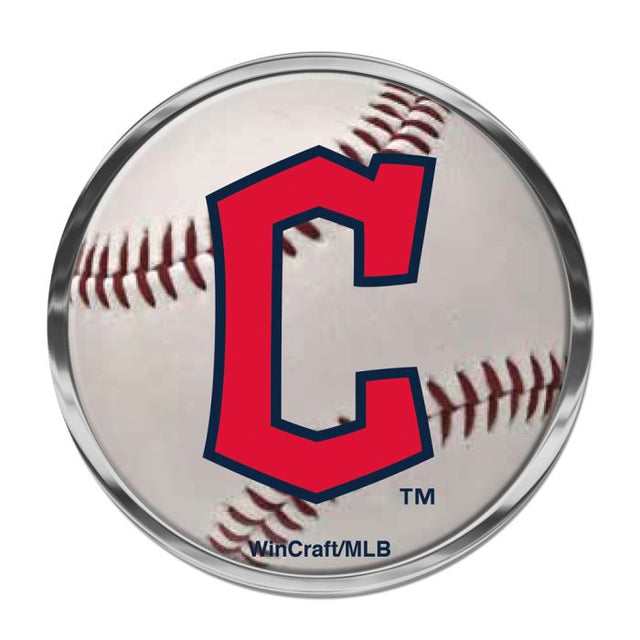 Cleveland Guardians Chrome Metal Domed Emblem