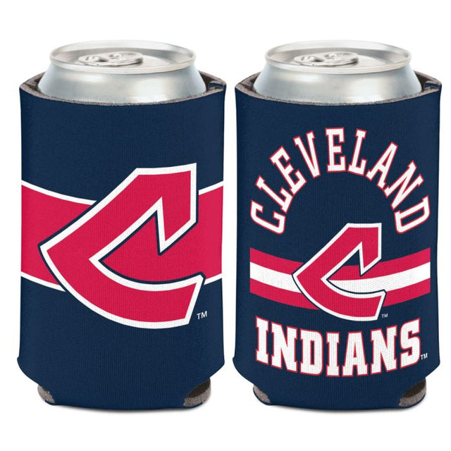 Enfriador de latas Cleveland Guardians / Cooperstown STRIPE de 12 oz.