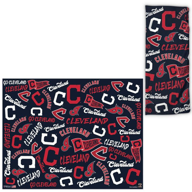 Envolturas para fanáticos con estampado disperso de los Cleveland Guardians y Cooperstown