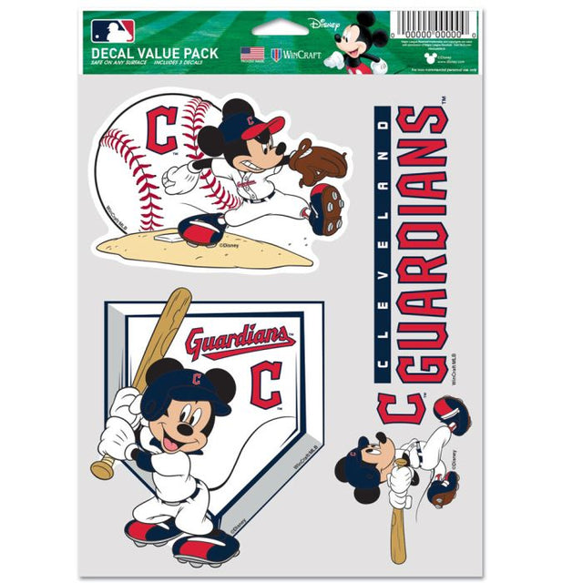 Cleveland Guardians / Disney Multi Use 3 PACK