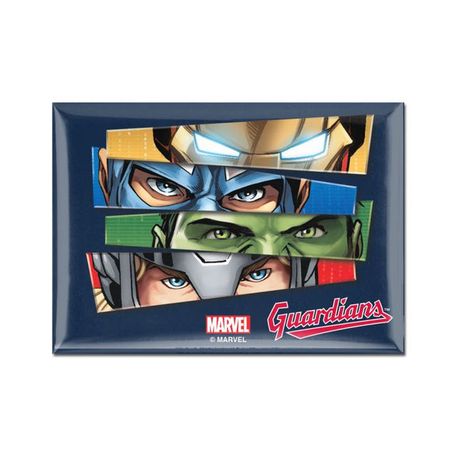 Cleveland Guardians / Marvel (C) 2021 Marvel Metal Magnet 2.5" x 3.5"