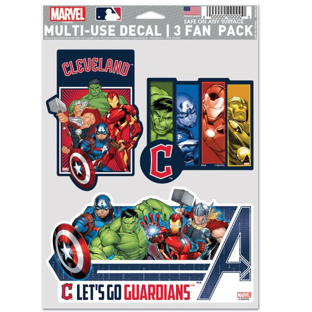 Cleveland Guardians / Marvel (C) 2021 Marvel Multi Use 3 FAN PACK