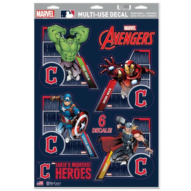 Cleveland Guardians / Marvel (C) 2021 Marvel Multi-Use Decal 11" x 17"