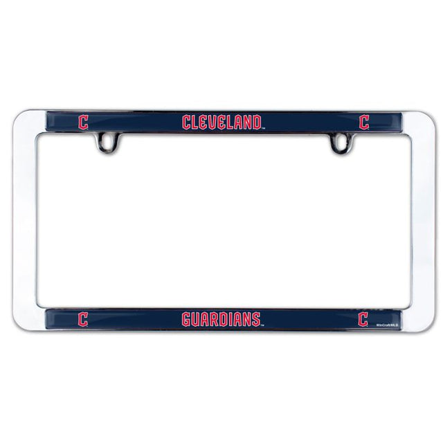 Cleveland Guardians Metal Lic. Plate Frame Slim