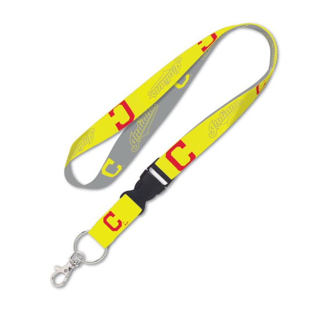 Cleveland Guardians NEON Lanyard w/detachable buckle 1"