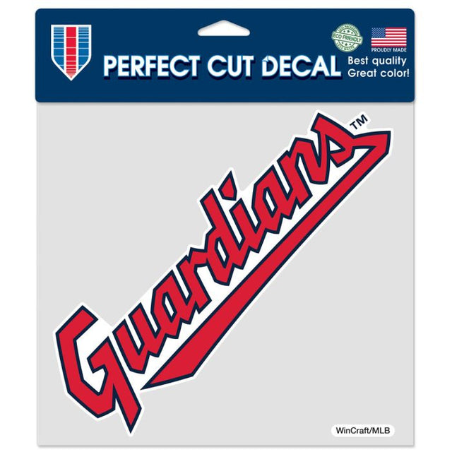 Cleveland Guardians Perfect Cut Color Decal 8" x 8"