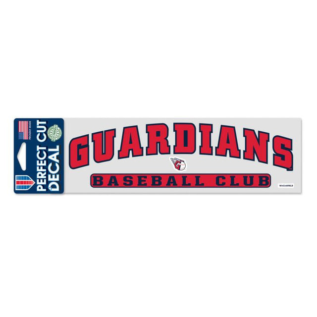 Cleveland Guardians Perfect Cut Decals 3" x 10"