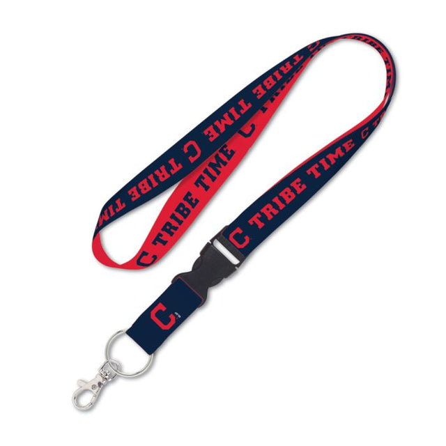 Cleveland Guardians SLOGAN Lanyard w/detachable buckle 1"