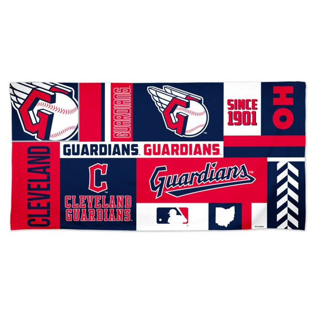 Toalla de playa Spectra de Cleveland Guardians de 30" x 60"