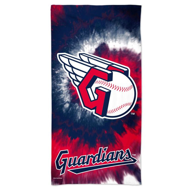 Toalla de playa Spectra de Cleveland Guardians de 30" x 60"