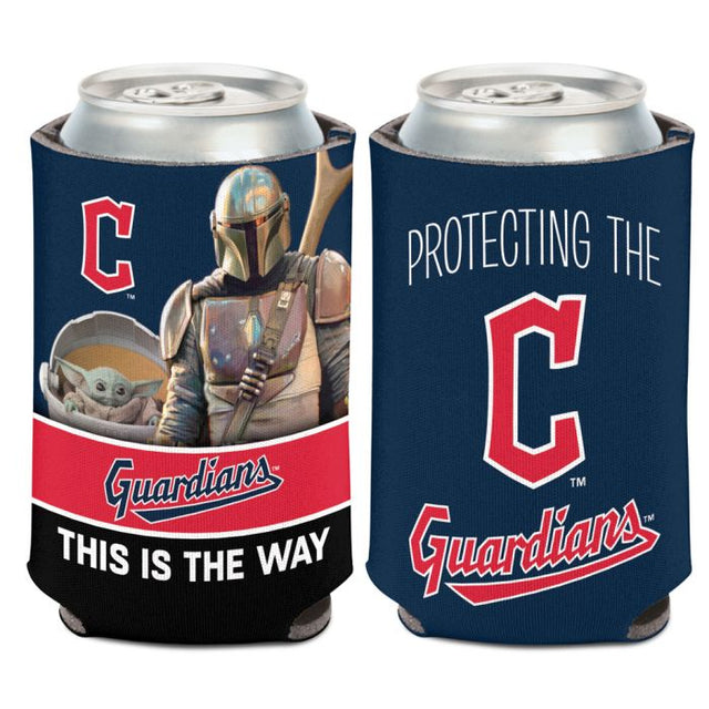 Enfriador de latas Cleveland Guardians / Star Wars Mandalroian de 12 oz.