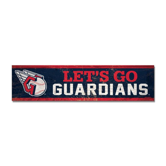 Cleveland Guardians Wooden Magnet 1.5" X 6"