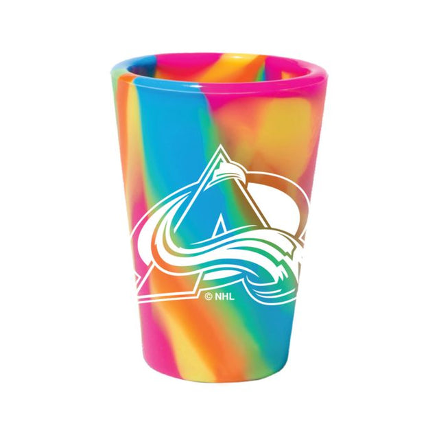 Vaso de chupito de silicona de 1,5 oz de Colorado Avalanche
