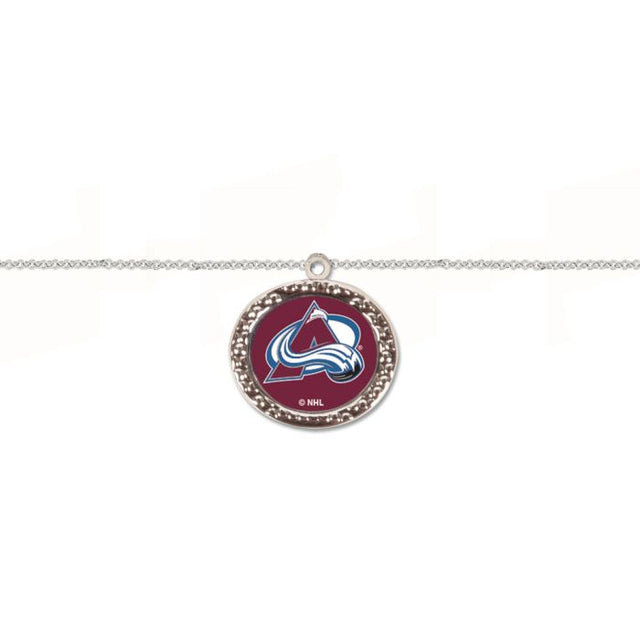 Colorado Avalanche Bracelet w/Charm Jewelry Carded