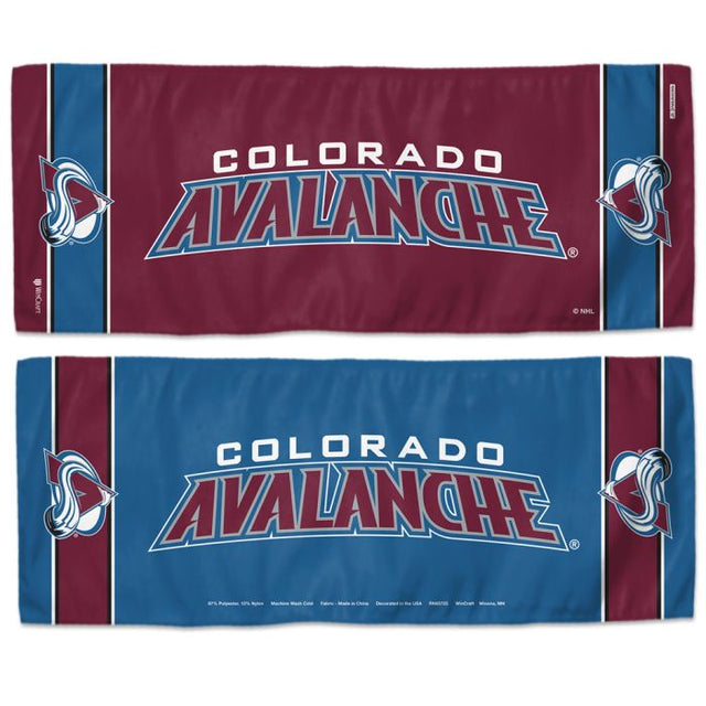 Toalla refrescante Colorado Avalanche de 30 x 76 cm