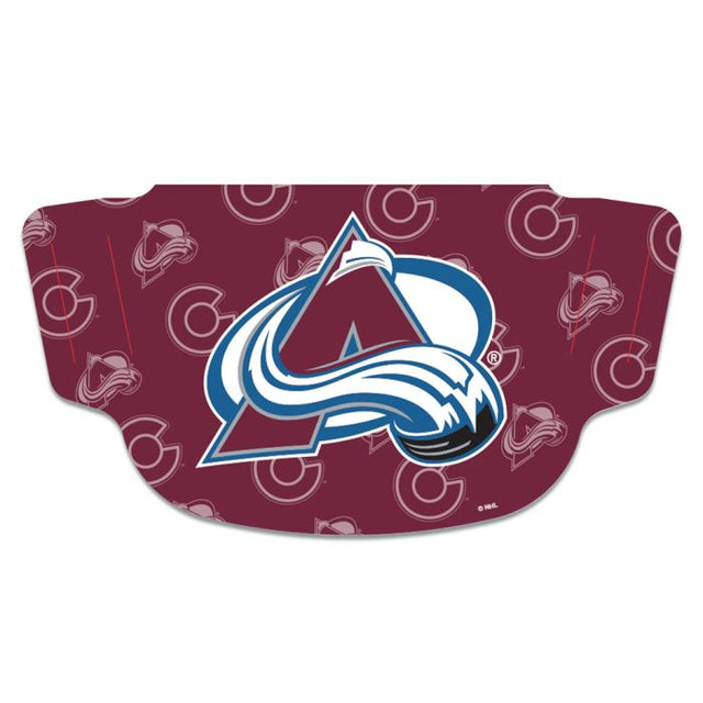 Cubrebocas con máscara para fanáticos de Colorado Avalanche