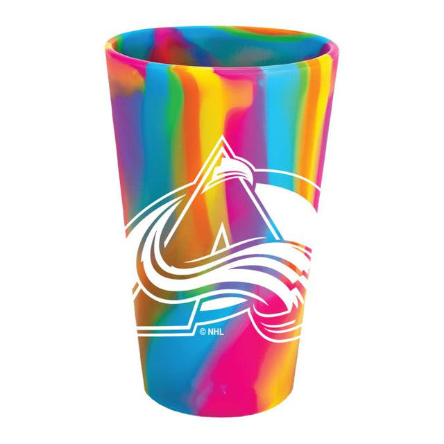 Vaso de pinta de silicona de 16 oz de Colorado Avalanche Fashion